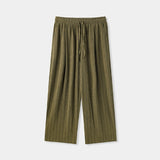 Bonnell Crinkle Stripe Wide Pants