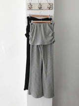 Mute skirt pants