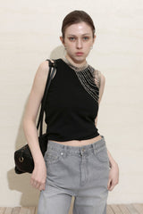 ALL-DAY SLEEVELESS TOP_BLACK