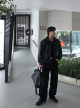 Look Aposs Boston Leather Big Bag Travel Bag