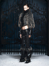 FUR-CUFFED WAR TROUSERS