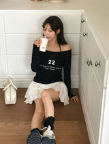 [MADE] Nard, see-through lettering T-shirt