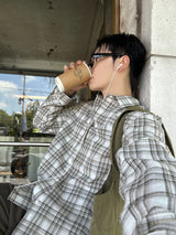 No.1835 P check SHIRT (8color)