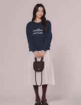 ハートミニニッティングバッグ (Deep Brown)