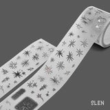 Shooting Star PET Kiss Cut Tape (Silver Foil)