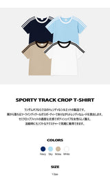 スポーティートラッククロップTシャツ (4color)