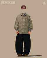 GA Nerd Overfit Check Shirts