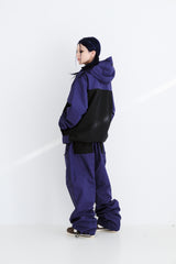 STITCH BOX WIDE TRACK PANTS PURPLE