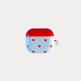 [MADE]blue love dot AirPods case