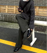 ブラック & モカシンプルスニーカー