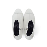 ニューオープントゥスリムアンクルヒール(White)