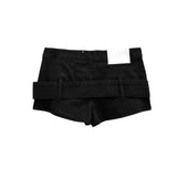 トリックベルトコットンショートパンツ