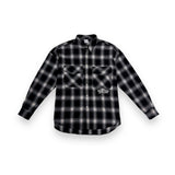 "SMILEY FACE" PRINTED FLANNEL SHIRT