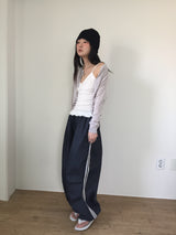 Summer Punching Crewneck Cardigan (4color)