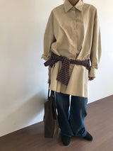 アベニューストライプロングスリーブ（4 Colors)