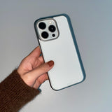 [MADE] VANILA PHONE CASE (epoxy silver bumper)