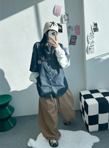 5,000 SOLD 🥳❤‍🔥 ツープリーツバルーンコットンパンツ🩷💚 - 7 カラーズ