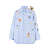 13DE MARZO Bear Stickers Shirt