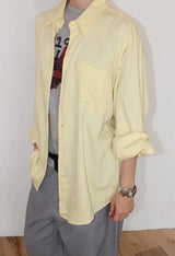 CRINKLE STRIPE OVER SHIRT