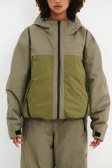 SPECIAL HOODED SEAM SEALING JACKET KHAKI