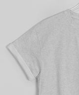 [unisex] Suzuna Basic Color Matching Roll-Up Short Sleeve Tee
