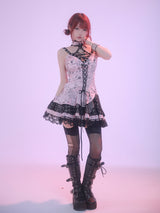 EvilTooth ct06-4 Series Graffiti Band Performance Outfit Subculture Hot Girl Sweet and Cool