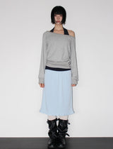SORBET FRILL MIDI SKIRT
