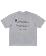 BBD クラッシュドフェイスピグメントTシャツ (Gray)