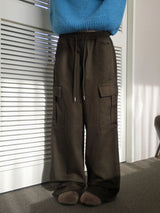 [MADE] Tonizen Pocket Cotton Banding Long Wide Cargo pants