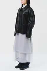 Storm Leather Zip Jacket