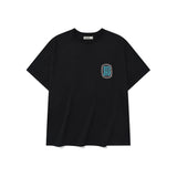 Fuzzy half T-shirts / Black