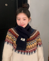 #Warp Basic Waffle Knit Muffler (6color)