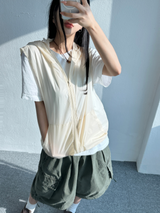 カーゴバルーンバミューダパンツ🖤💛🤍💚 - 4 カラーズ