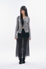 Summit see-through layered skirt