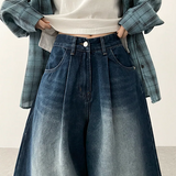 メリピンタックデニムバミューダショーツ [ショート & ロングセレクション*]