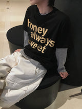 スウィート セミクロップ ショートスリーブ Tシャツ 6C