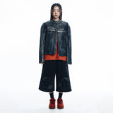 ENOE Patch Sweat Bermuda Pants - BLACK