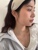ミニ パール ドロップ ピアス