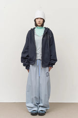 (W) Close Wrinkled Slit Top
