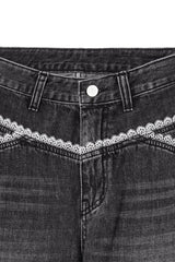 lace bt pants (black)