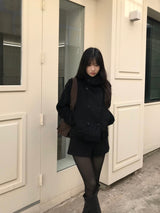 Mate High Neck Double Jacket (2 colors)