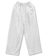 One Tuck Wide Sweat Pants_Light Gray