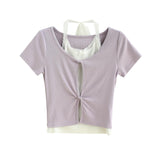 Amelie Lace Layered Tee