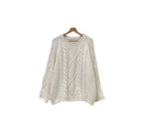 Twisted wool knit