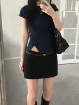 button T-shirt (4 colors)
