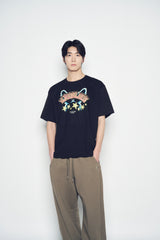 25SS STAR RABBIT SHORT SLEEVE T-SHIRT BLACK