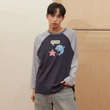 ピクセルドルフィンロングスリーブTシャツ