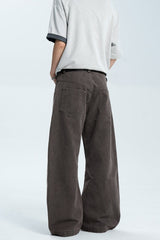 Washed Street Loose Fit Jeans
