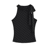 マレン タイネック ノースリーブ Tシャツ