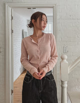 [U-BASIC] Plain Round Cardigan
